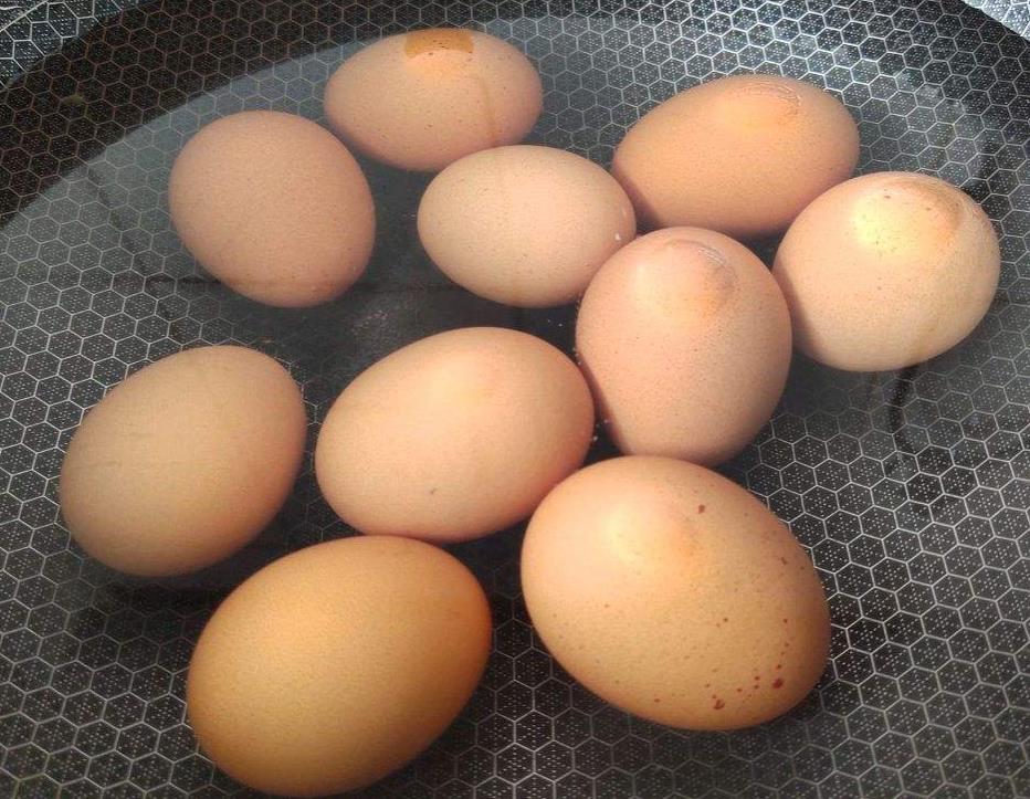 水煮鸡蛋打开蛋黄有小黑点能吃吗,蒸鸡蛋像没熟一样能吃吗