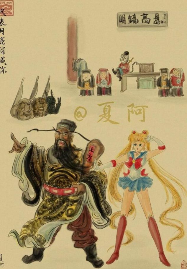 “*宫春**”画一画名气满天下，夏阿这么有趣的画家，你爱了吗？