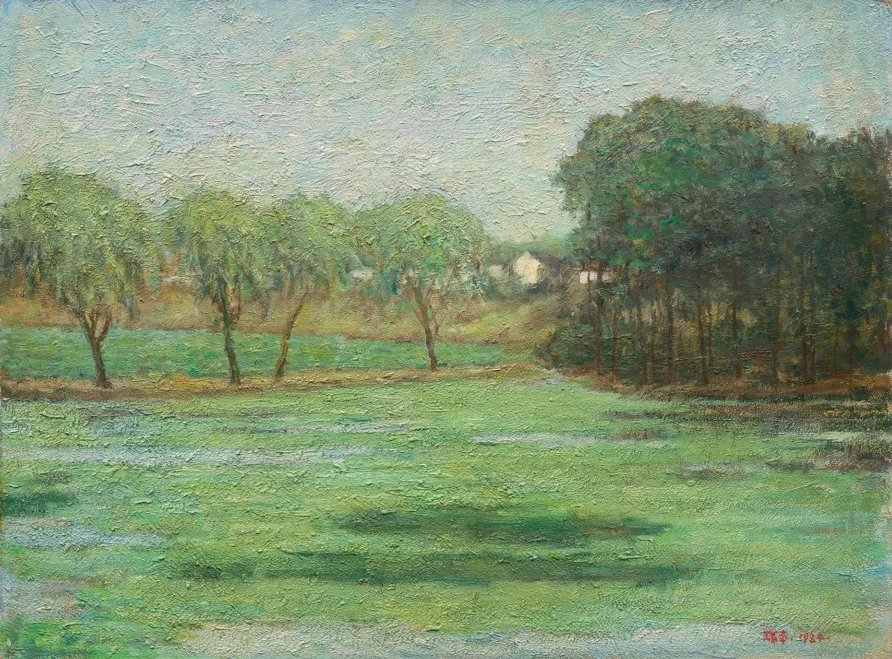 李瑞年油画静物花瓶,中国著名油画风景画前十名