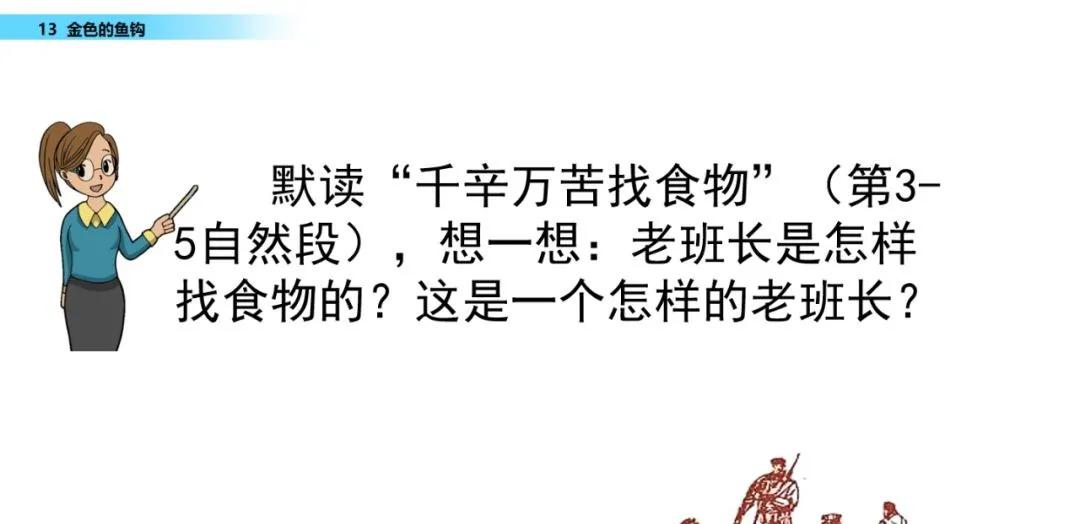 语文第15课金色的鱼钩知识点,六年级下册部编版第13课金色鱼钩