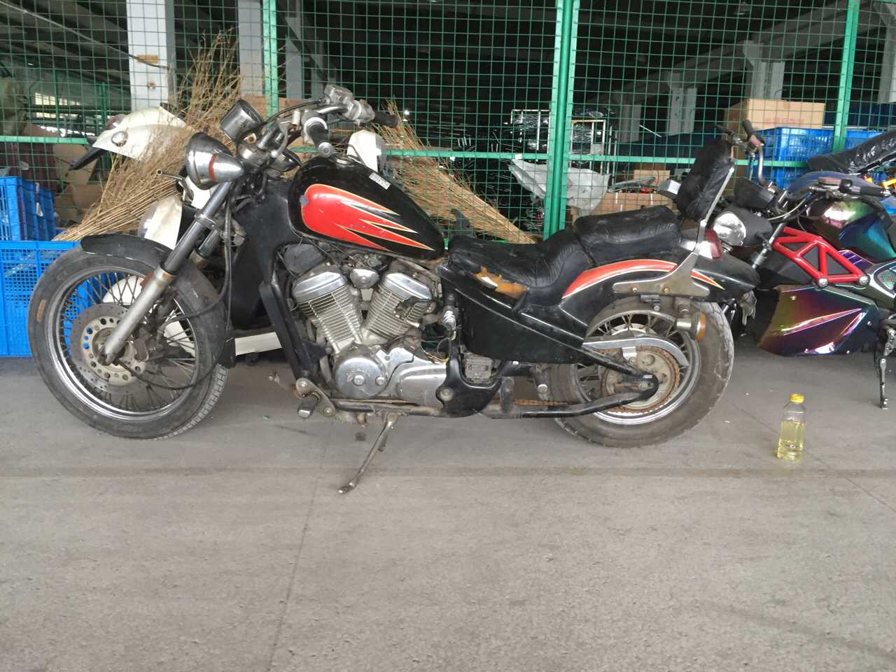 哈雷铁马400摩托车,铁马400改装案例