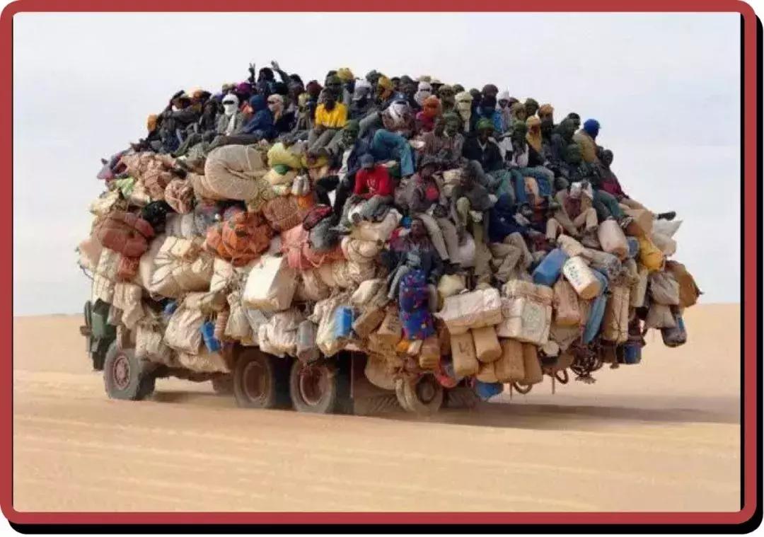 非洲黑叔叔的人体物流有多猛？