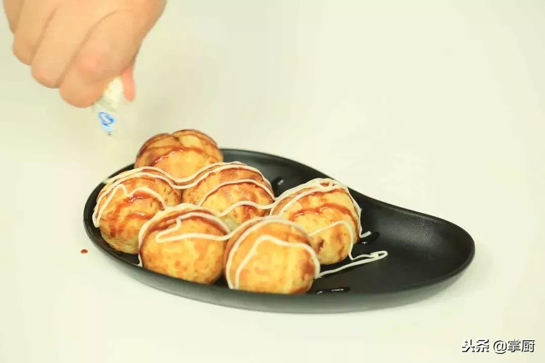 自制章鱼小丸子照烧汁,各种馅料的章鱼小丸子