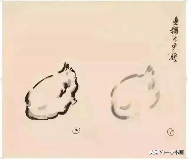 图文教程鹅的写意画法,鹅的简单画法教程