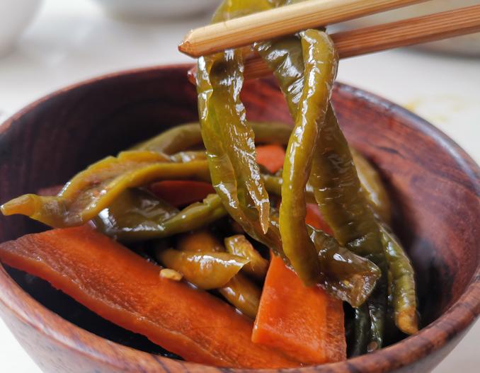 泡制青椒的家常做法,泡青辣椒青椒