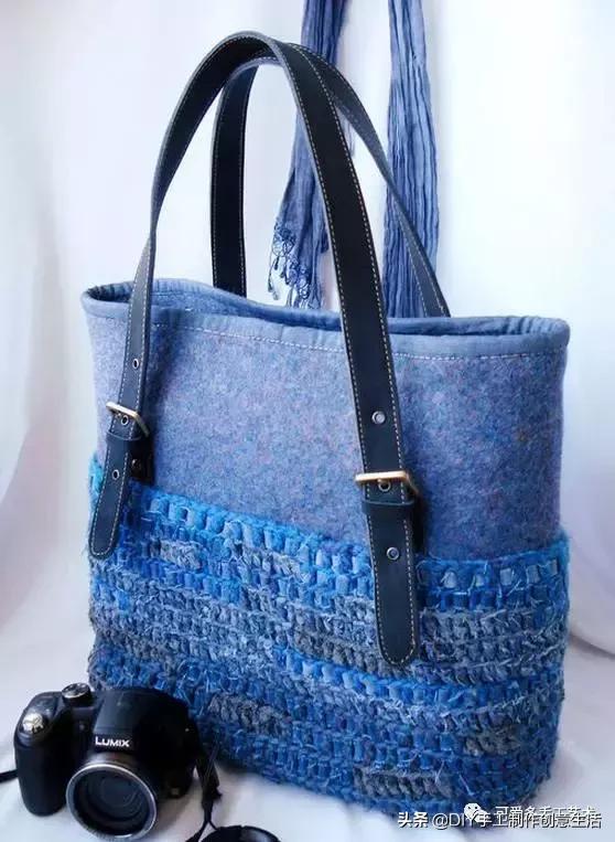 厉害了，极美爱尔兰钩花包包，看了这个才是真服气