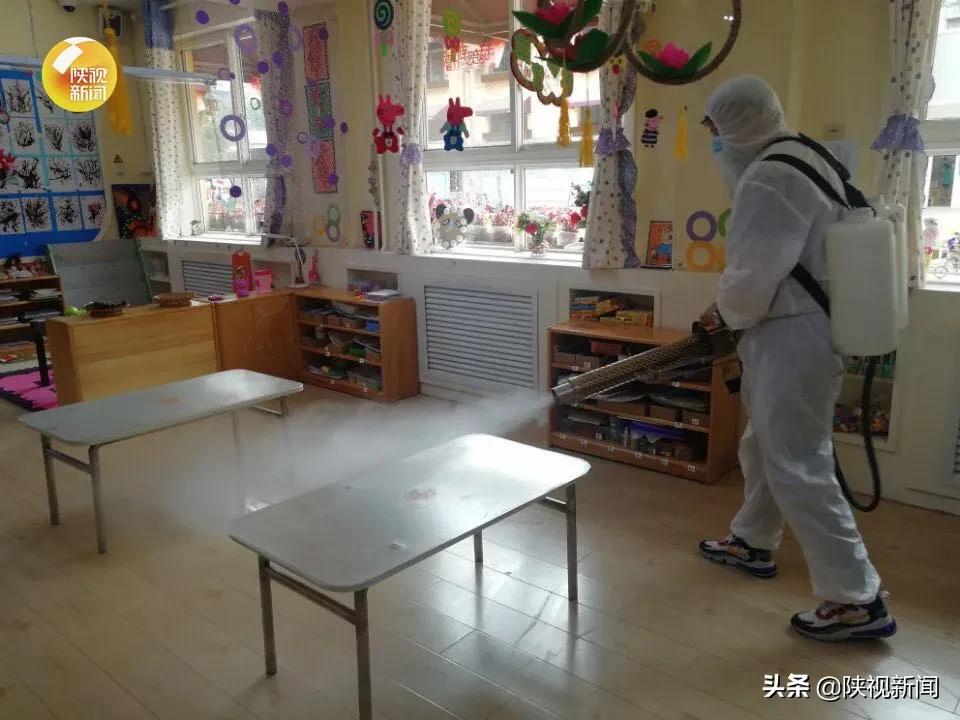 明天到底送不送?陕视记者探班幼儿园,消杀阵仗“吓”到记者