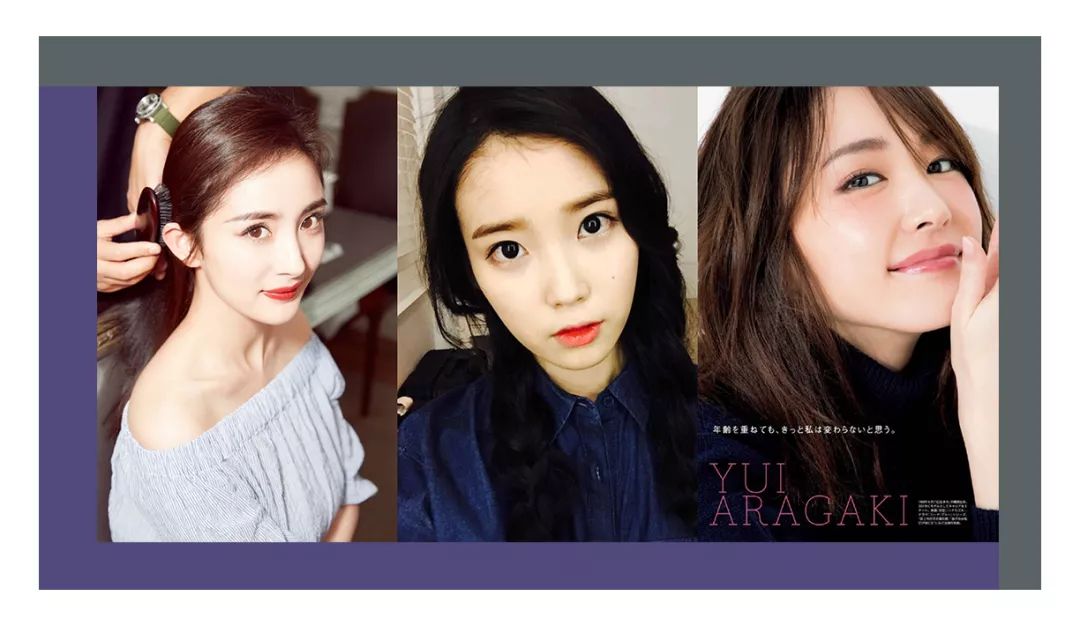 中日韩妆容的区别,中日韩三国女明星妆容区别