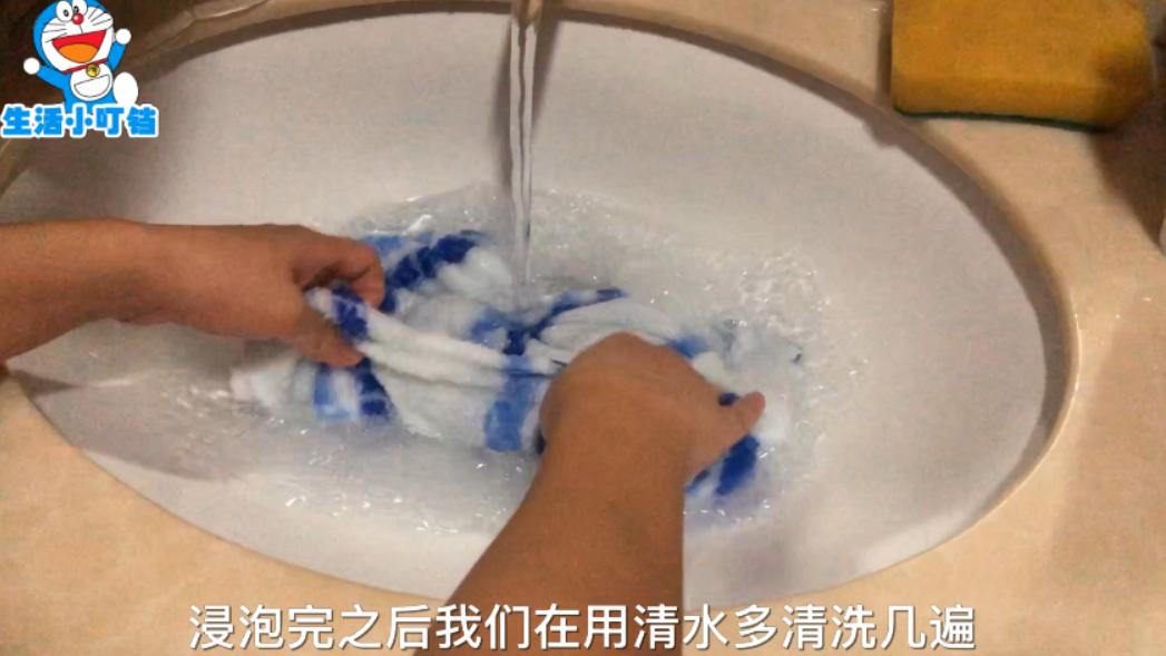 毛巾脏了别用开水煮教你一招,毛巾脏一招教你洗干净