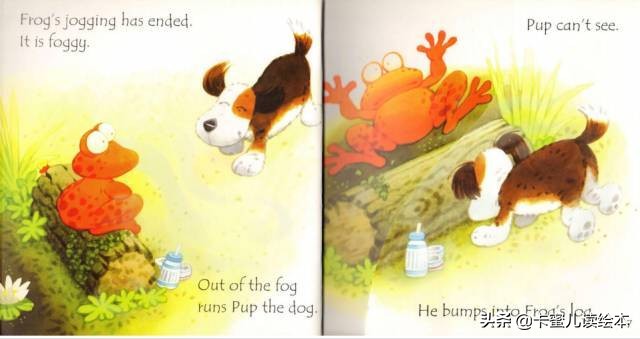关于动物的英文小绘本故事大全,兔子和青蛙英文绘本
