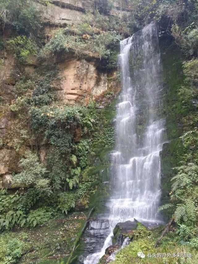 禄劝桂花箐瀑布拍照,昆明豹子箐游玩攻略