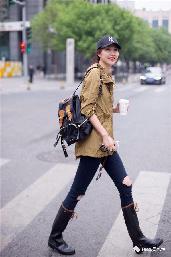 春游包斜挎帆布包,春游双肩包小众