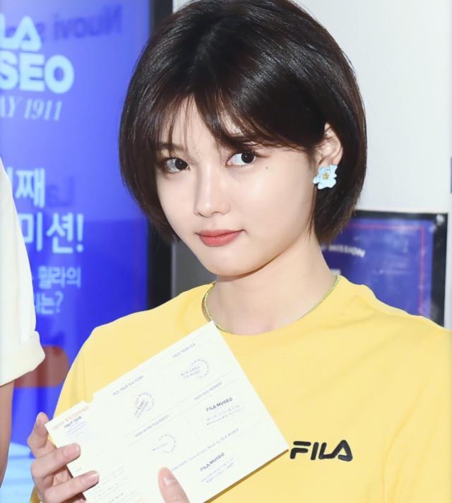 金裕贞短发圆脸,金裕贞短发发型适合圆脸吗