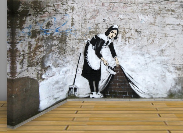 创意墙绘壁画,墙贴画欧美艺术