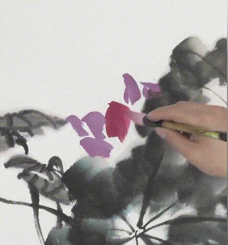 蜻蜓荷花图怎么画,夏天带有荷花蜻蜓的场景画法