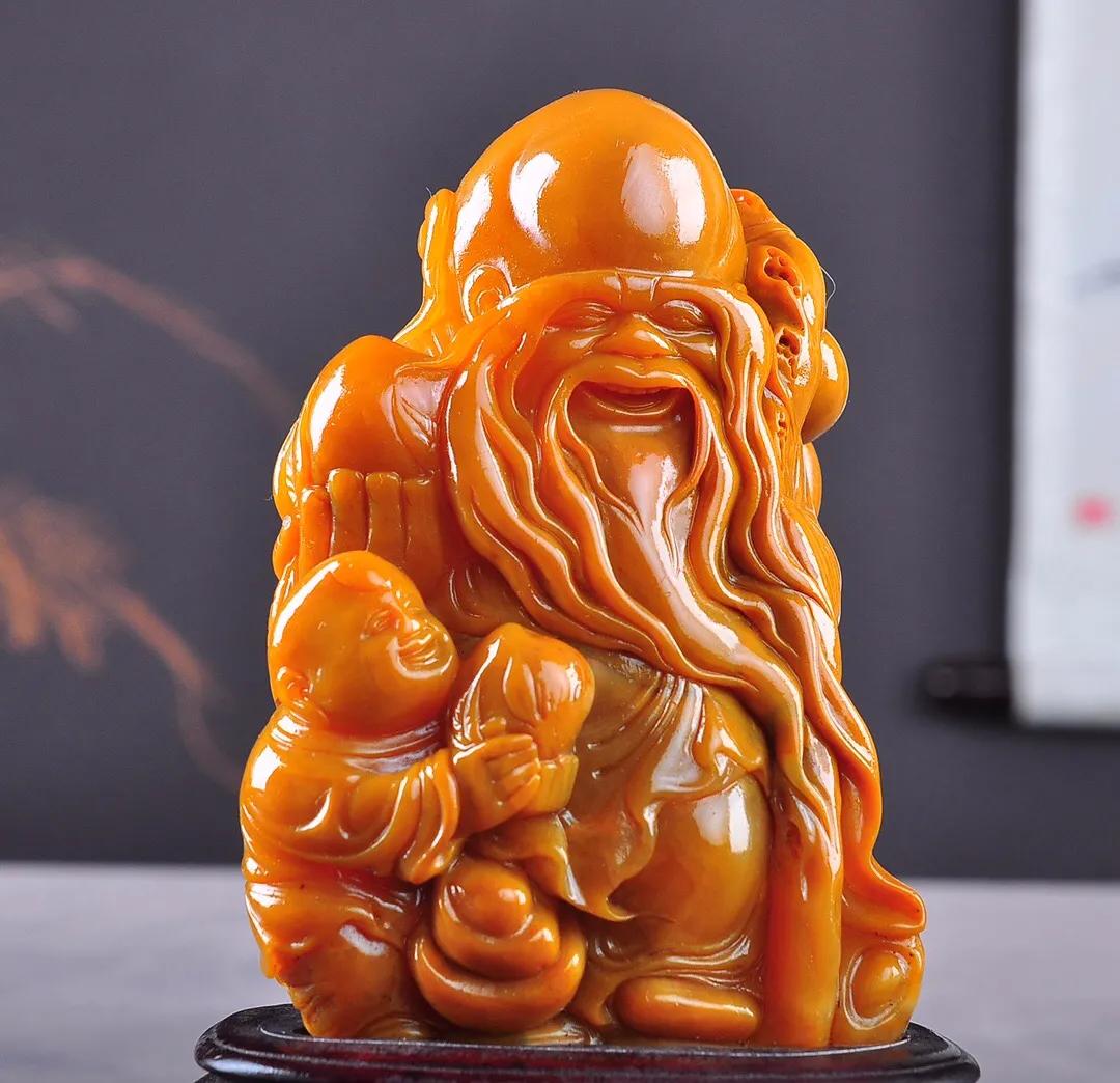 顶级极品老挝石,非常像寿山田黄的老挝石