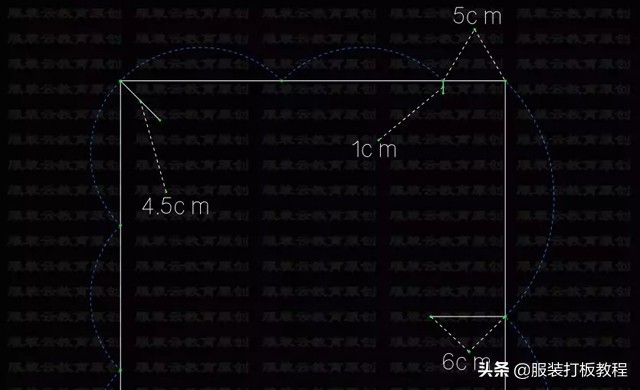 大海服装落肩袖卫衣裁剪图,100码幼童落肩袖卫衣裁剪方法