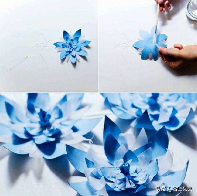 手工制作荷花睡莲,夏天的荷花手工小朋友