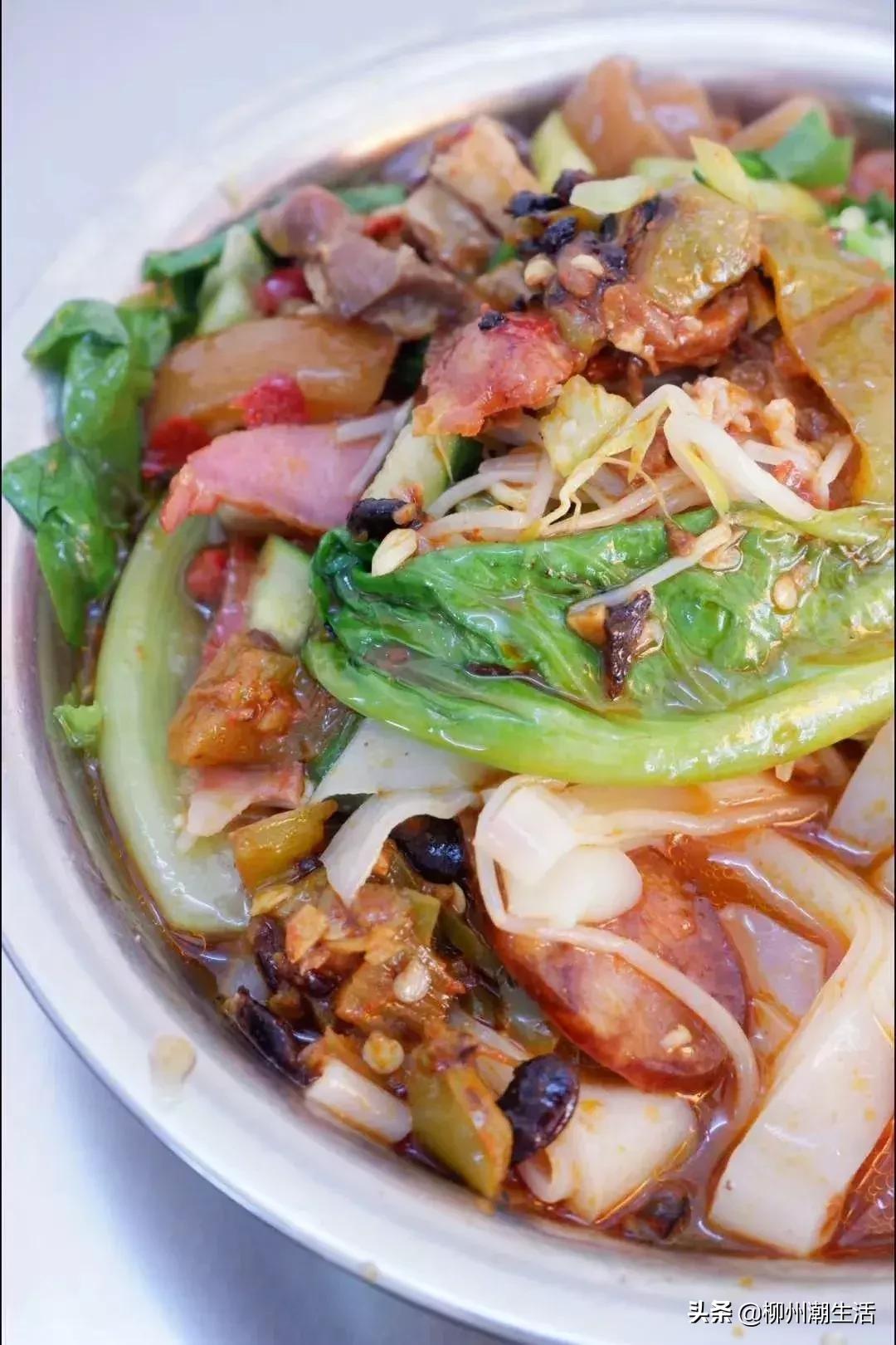 柳州凉拌粉卤水家庭版,柳州柳江凉拌粉哪家最好吃