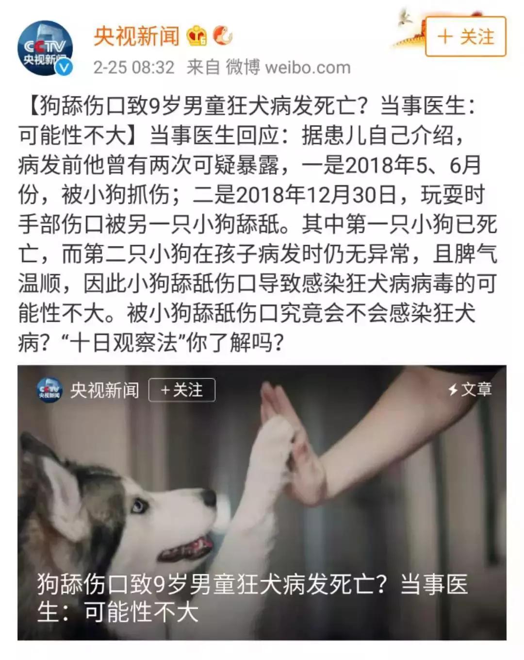 被狗舔东西得狂犬病的几率有多大,被狗舔后十天没死能判断狂犬病吗