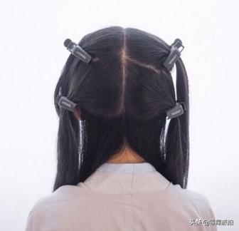 小龙女古装发带发型教程,古装小龙女简单发型梳法图解