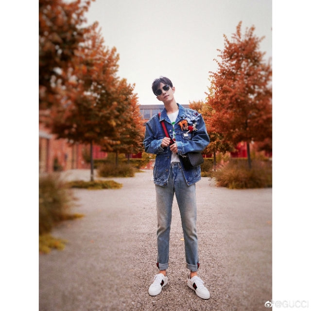 最大胆又最正经,肖战和Gucci