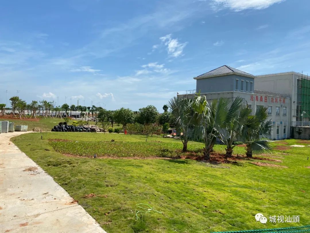 汕头东海岸新溪侨韵公园规划详图,新建的汕头东海岸公园