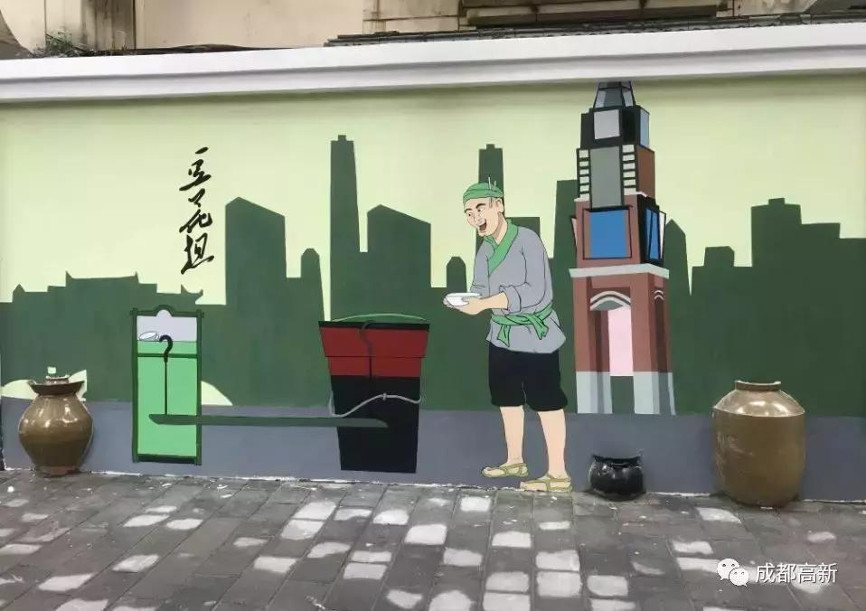 美丽乡村彩绘墙网红打卡,教你刷出一面不土气的网红彩色墙