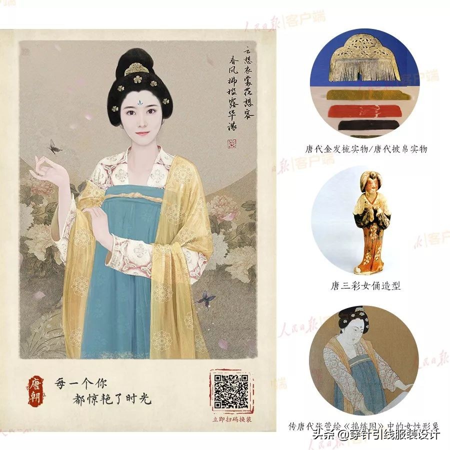 历代女装图,各代女装图