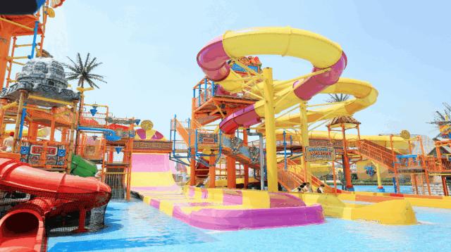 150000m²!天津欢乐谷的玛雅海滩水公园,真是太好玩了