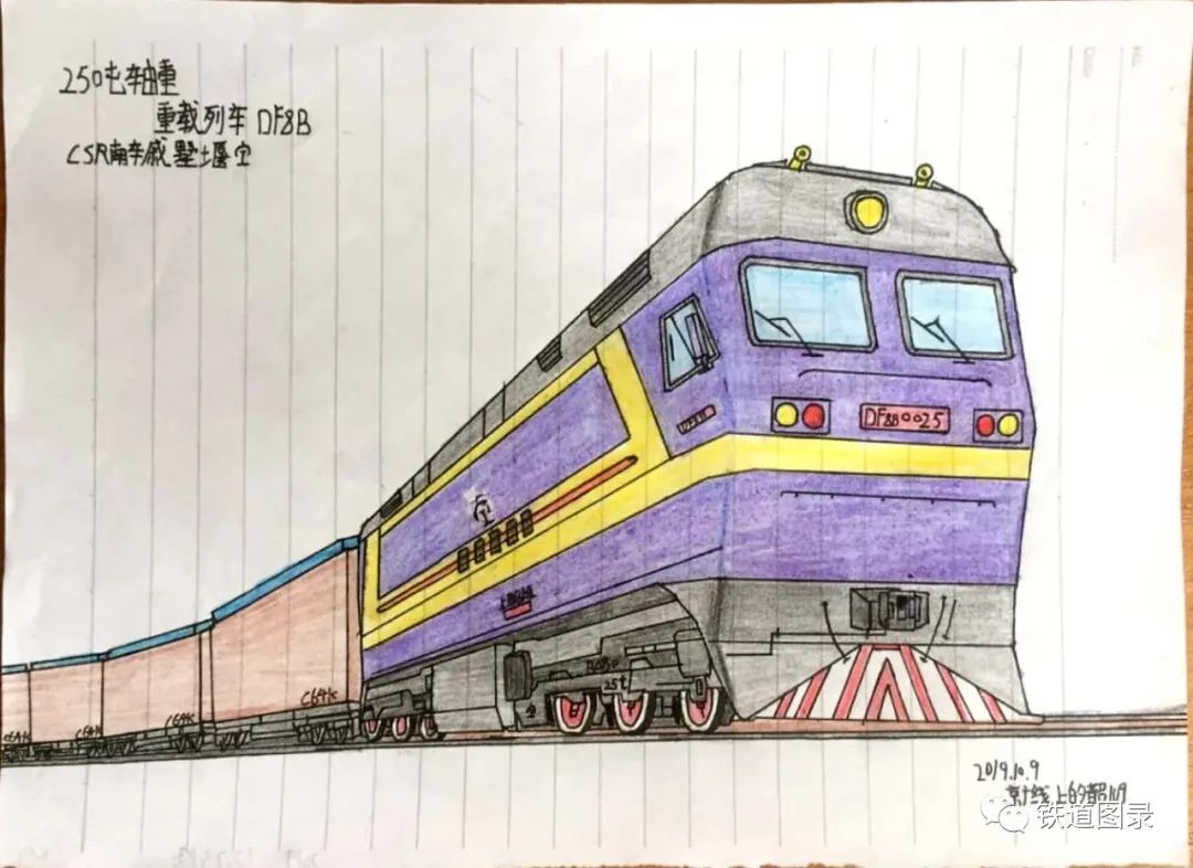 铁路人文:手绘火车