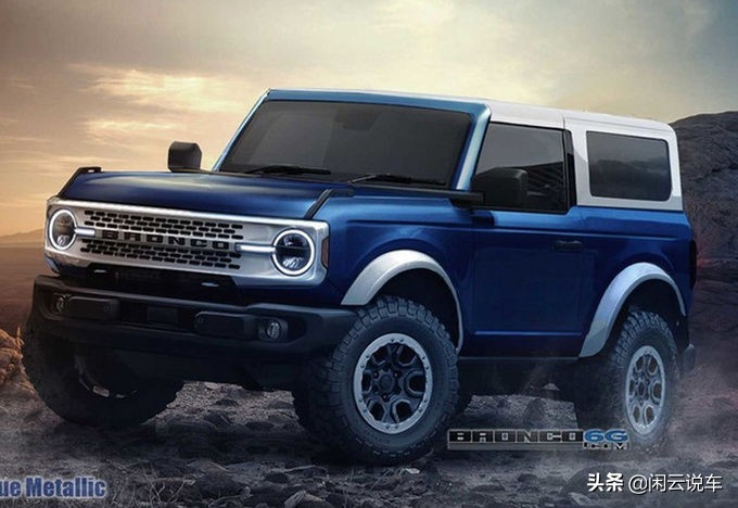福特bronco四门版suv实车,福特bronco和吉姆尼