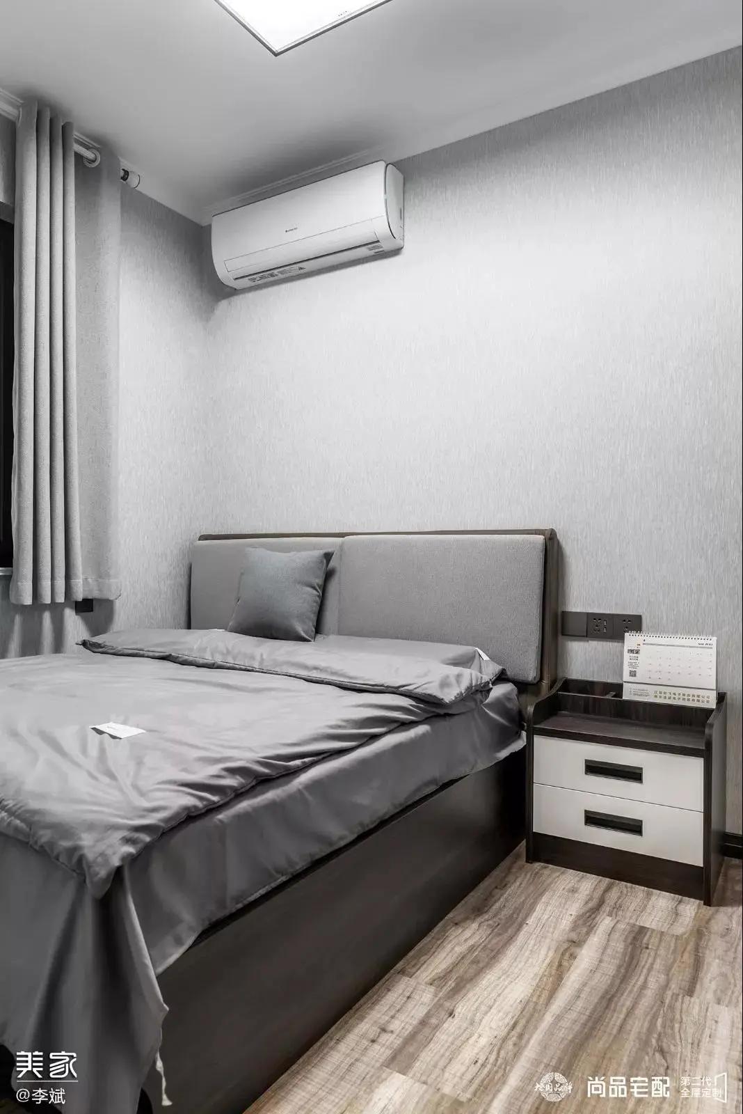 三房一厅装修风格灰色,房屋设计装修三室一厅灰色