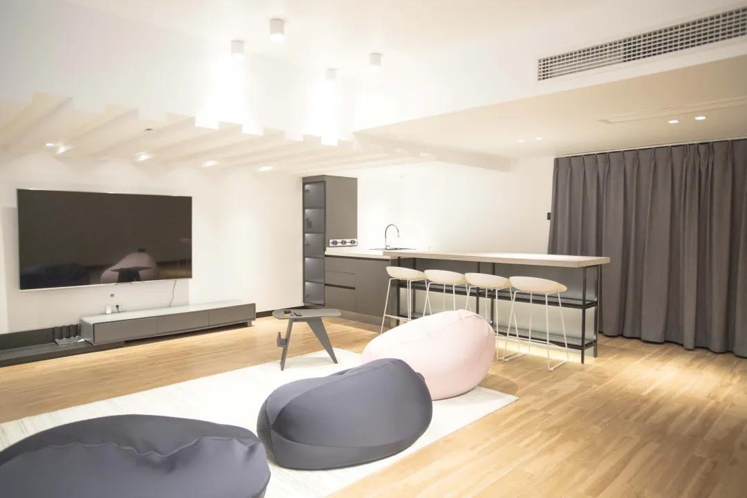 豪宅4个空间的地下室,现代风豪宅地下室