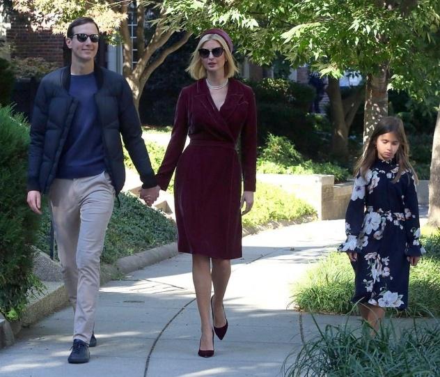 伊万卡穿黑色吊带裙太好,伊万卡穿收腰裙大秀蚂蚁腰