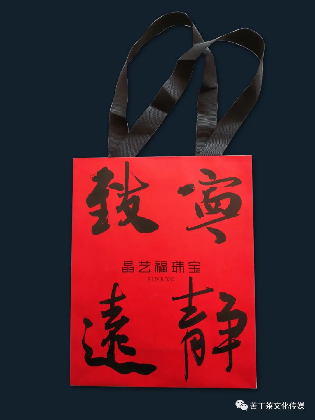 变废为宝---梅园创作的手提袋书画作品