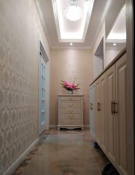 欧式风格客厅贴墙纸效果图,3室2厅2卫墙纸装修效果