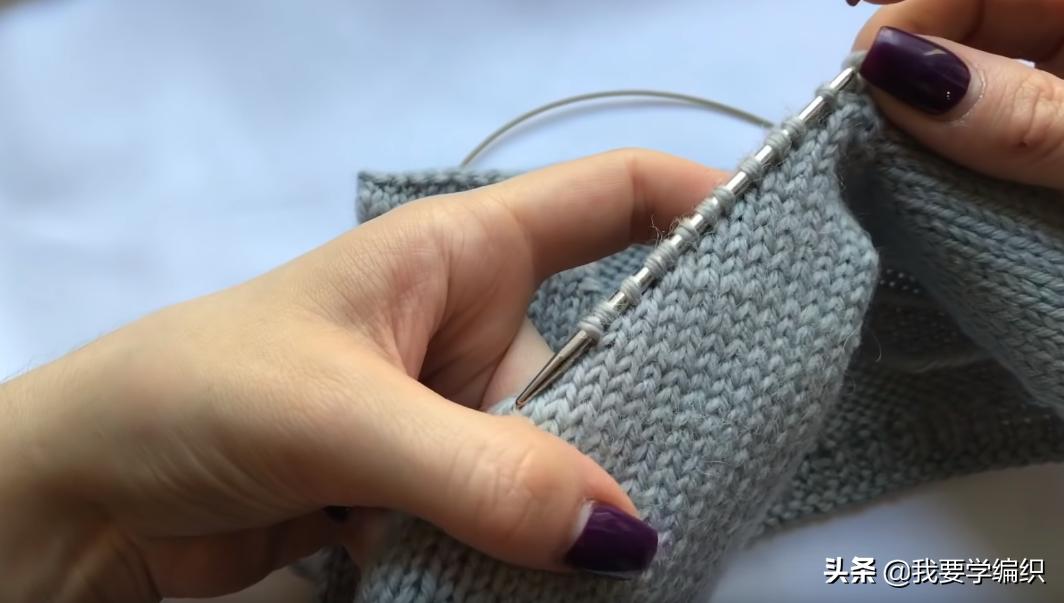 v领挑边怎么织,织毛衣织螺纹哪一个好看