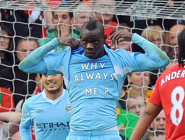 巴洛特利踢球努力,足球运动员巴洛特利