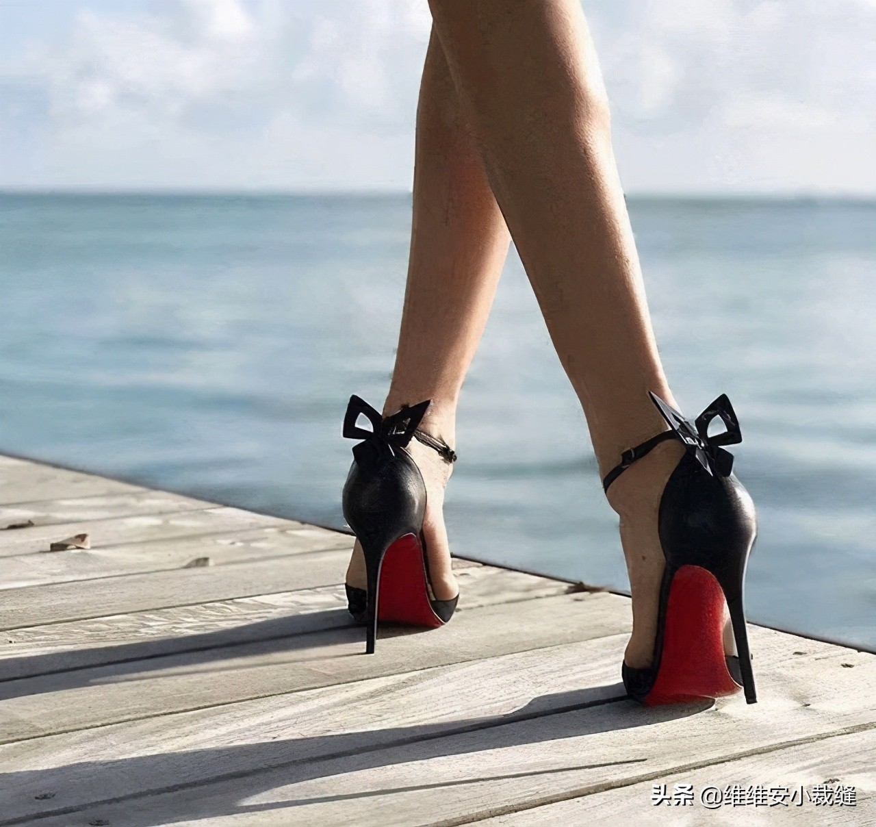 cl红底高帮鞋穿搭,cl红底鞋掉了一颗钉