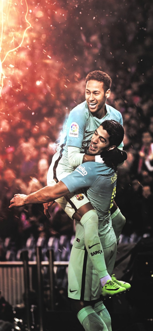 优阿星球壁纸,巴塞罗那梅西内马尔苏亚雷斯壁纸