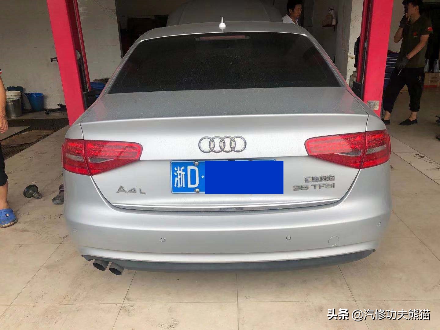 奥迪a4l治理烧机油,a4l奥迪烧机油怎样查