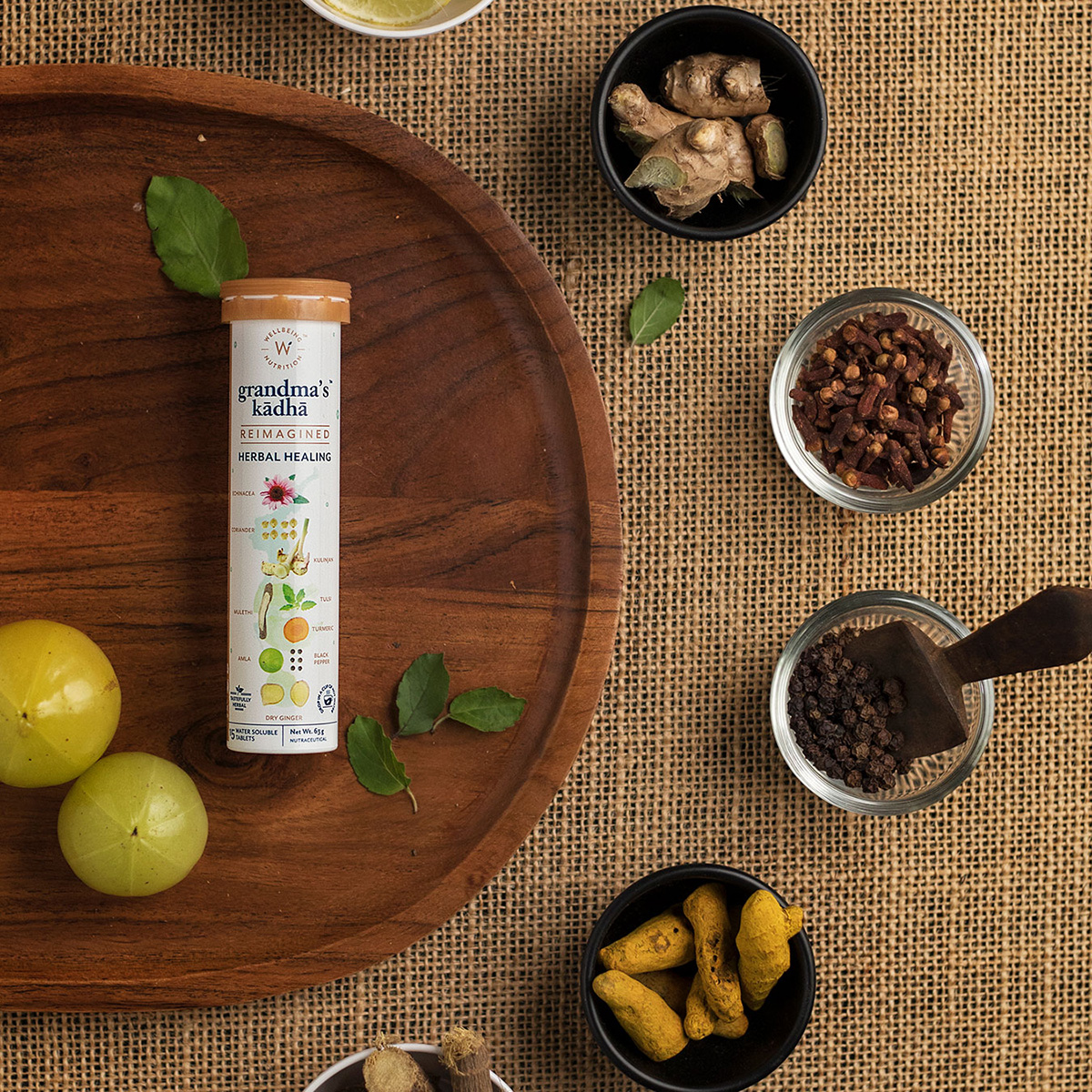 grandmas-kadha印度泡腾片包装设计via:Stratedgy