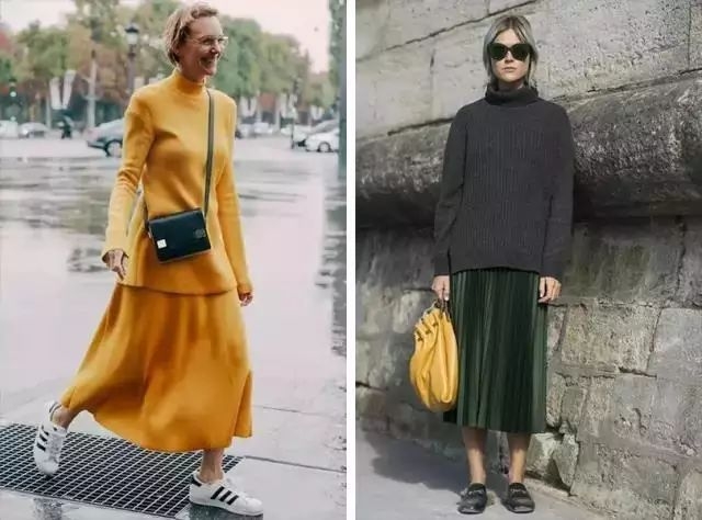 刘雯高圆圆必备私服,刘雯高圆圆女神都钟爱纯色连衣裙