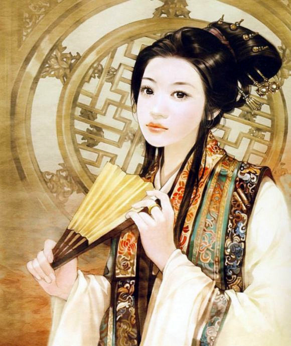 「汉装潋滟」德珍彩绘古典美人