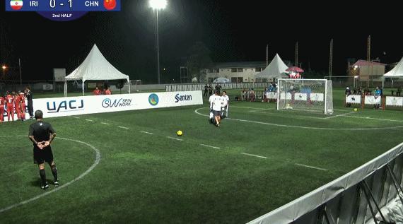 中国盲人足球队对阵伊朗,盲人足球中国队夺冠视频
