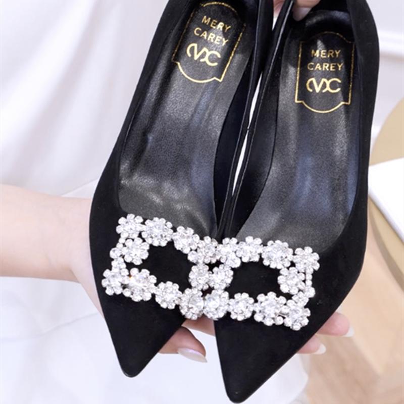 夏季时尚细高跟,高级法式复古高跟