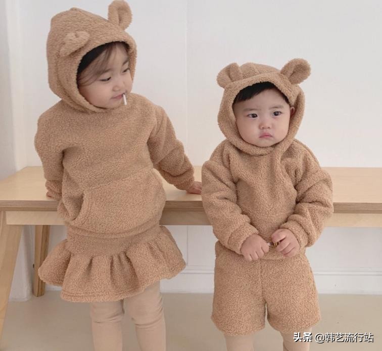 儿童泰迪衣服秋冬款,泰迪熊童装中国红外套