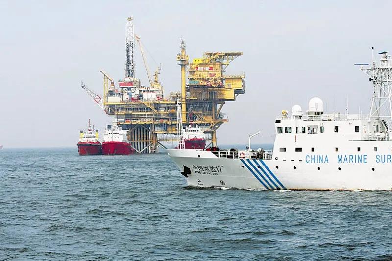 海上石油钻井平台美国,近海石油平台