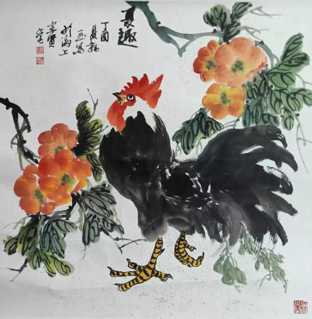 查看名家画雉鸡作品欣赏,王韬画鸡图片大全